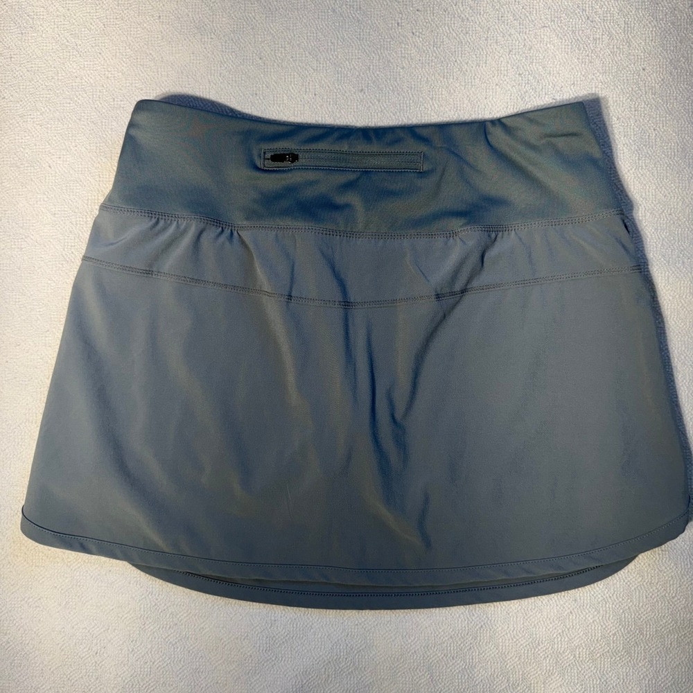 Free Fly Women XS Bamboo Skort Slate Gray Active Golf Tennis Hiking Skirt 0042